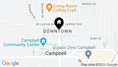 Map of 1855 Winchester BLVD, CAMPBELL CA, 95008