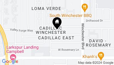 Map of 3225 Cadillac DR, SAN JOSE CA, 95117