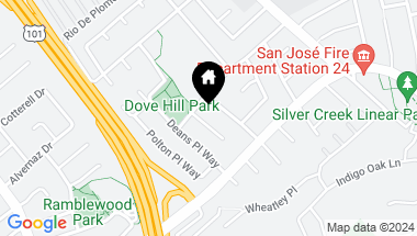 Map of 3820 Muir Place, San Jose CA, 95121