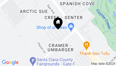 Map of 555 Umbarger Road # 20, San Jose CA, 95111