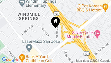 Map of 3109 Brandywine Drive, San Jose CA, 95121