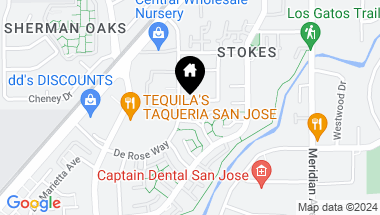 Map of 1278 Willowhaven Drive, San Jose CA, 95126