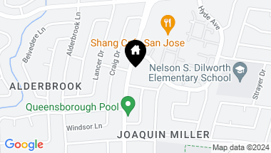 Map of 1058 Miller AVE, SAN JOSE CA, 95129