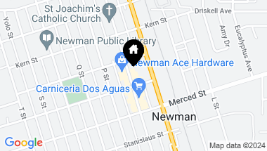 Map of 1342 Main Street, Newman CA, 95360