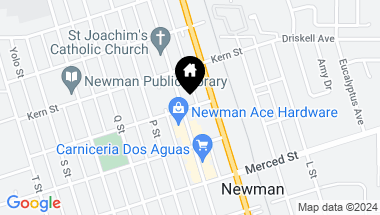 Map of 1000 Souza Court, Newman CA, 95360