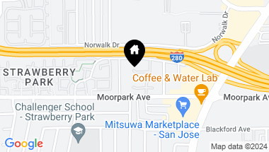 Map of 4468 Openmeadow CT, SAN JOSE CA, 95129