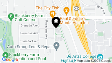 Map of 10078 Imperial Avenue, Cupertino CA, 95014