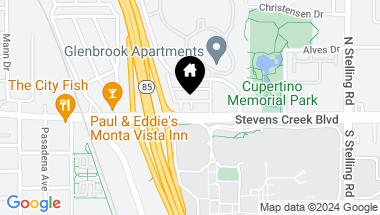 Map of 21411 Point Reyes Terrace LN, CUPERTINO CA, 95014