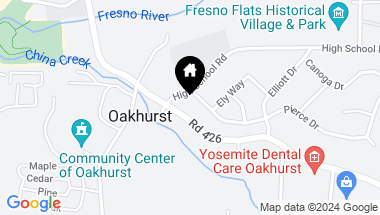 Map of 49436 Pierce Drive, Oakhurst CA, 93644