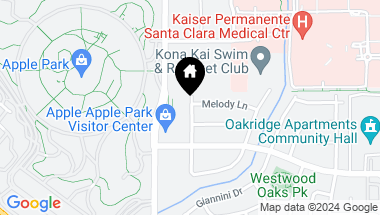 Map of 660 Meadow AVE, Santa Clara CA, 95051