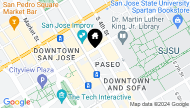 Map of 88 E San Fernando ST 308, SAN JOSE CA, 95113