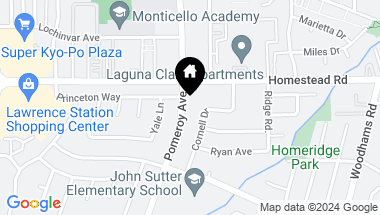 Map of 771 Pomeroy Avenue, Santa Clara CA, 95051