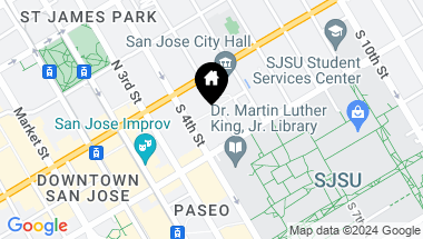 Map of 59 S 5th Street, San Jose CA, 95112