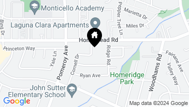 Map of 789 Cornell Drive, Santa Clara CA, 95051