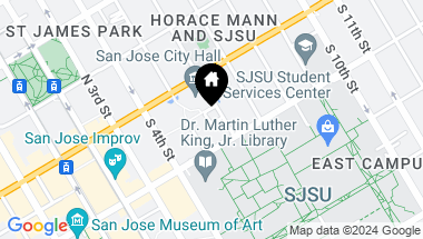 Map of 55 S 6th Street, San Jose CA, 95112