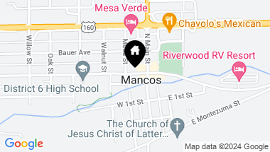 Map of 123 W Grand Avenue, Mancos CO, 81328