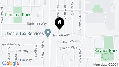Map of 943 Marion WAY, Sunnyvale CA, 94087