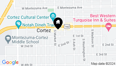 Map of 20 S Market Street, Cortez CO, 81321