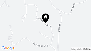Map of 46646 Eastwood Drive N, Oakhurst CA, 93644