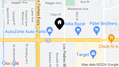 Map of 2320 Bray Avenue, Santa Clara CA, 95050