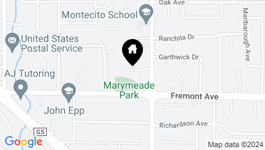 Map of 1276 Estate Drive, Los Altos CA, 94024