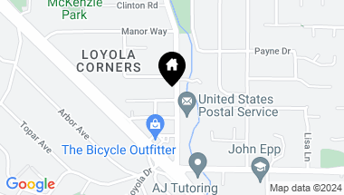 Map of 999 Loraine Avenue, Los Altos CA, 94024