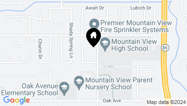 Map of 3440 Truman AVE, MOUNTAIN VIEW CA, 94040