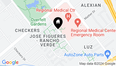 Map of 207 Jose Figueres Avenue, San Jose CA, 95116