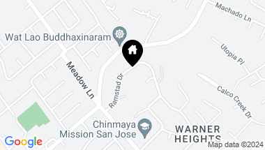 Map of 3408 Ramstad Drive, San Jose CA, 95127