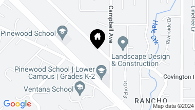 Map of 412 Covington RD, LOS ALTOS CA, 94024