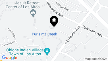 Map of 639 Morningside Road, Los Altos CA, 94022