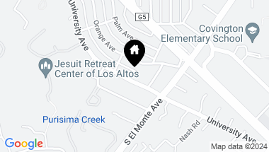 Map of 749 University Avenue, Los Altos CA, 94022