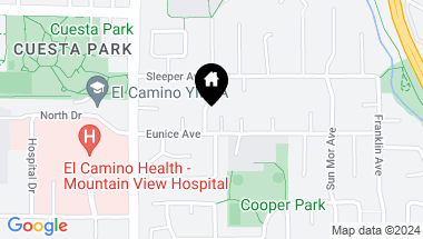 Map of 2343 Carol AVE, MOUNTAIN VIEW CA, 94040