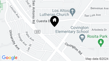 Map of 568 Gabilan ST, LOS ALTOS CA, 94022