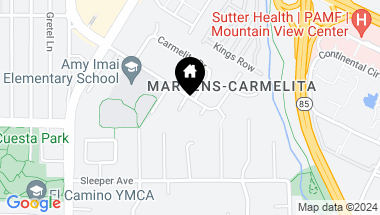 Map of 387 Martens AVE, MOUNTAIN VIEW CA, 94040