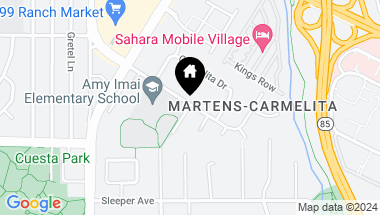 Map of 343 Martens AVE, MOUNTAIN VIEW CA, 94040