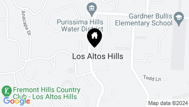 Map of 12755 Alto Verde LN, LOS ALTOS HILLS CA, 94022