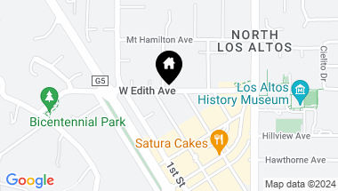 Map of 150 W Edith Avenue # 14, Los Altos CA, 94022