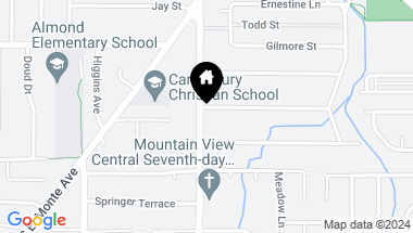Map of 45 N. Springer Rd., Los Altos CA, 94024