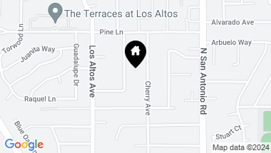 Map of 490 Cherry Avenue, Los Altos CA, 94022