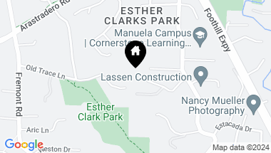 Map of 890 Robb RD, Palo Alto CA, 94306