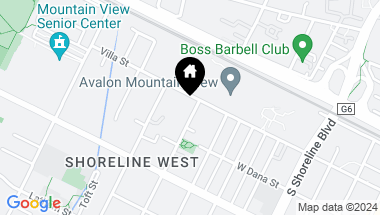 Map of 210 Mariposa AVE, MOUNTAIN VIEW CA, 94041