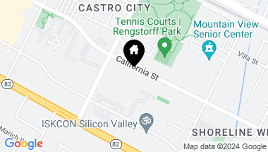 Map of 2025 California Street # 45, Mountain View CA, 94040