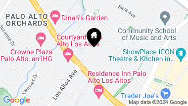 Map of 440 Cesano Court # 107, Palo Alto CA, 94306