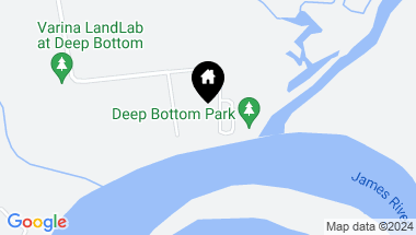 Map of 9510 Deep Bottom Rd, Henrico VA, 23231