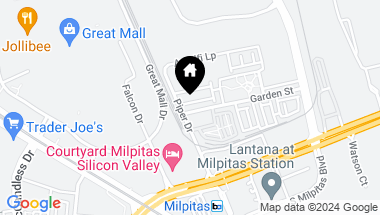 Map of 719 Garden Street, Milpitas CA, 95035