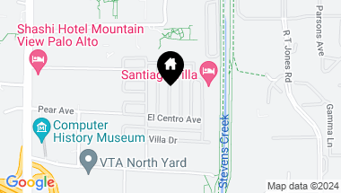 Map of 1075 Space Park WAY 68, MOUNTAIN VIEW CA, 94043
