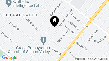 Map of 463 N California Avenue, Palo Alto CA, 94301