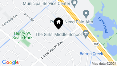Map of 3241 Greer Road, Palo Alto CA, 94303