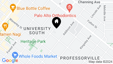 Map of 532 Channing AVE 303, PALO ALTO CA, 94301
